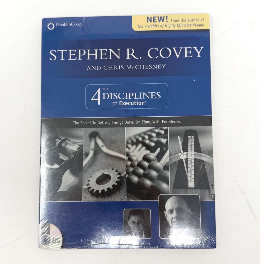 New The 4 Disciplines Of Execution Stephen Covey FranklinCovey Audio CD Sealed - Picture 5 of 5